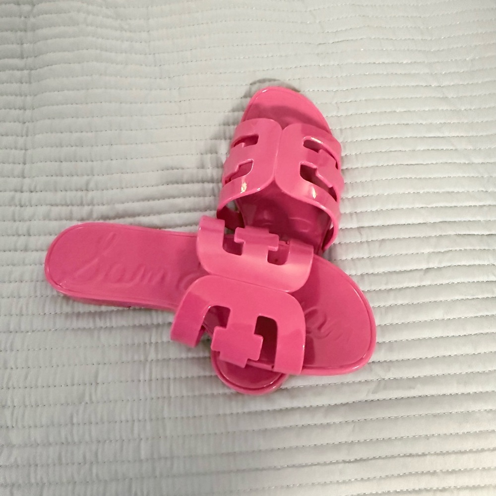 Sam Edelman Women’s Pink Slide Sandals - Picture 4 of 5